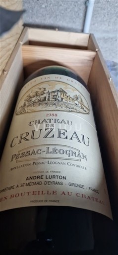Бордо Пессак-Леоньян Château Cruzeau 1988