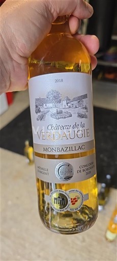 Jugozahod Monbazillac Château La Verdaudie 2018