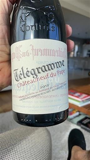 Vale do Ródano Châteauneuf-du-Pape Domaine Vieux Télégraphe Télégramme 2012