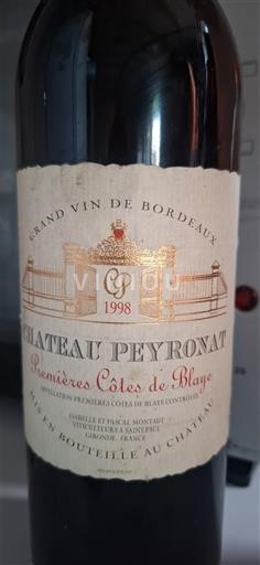 Bordeaux Non specificato Château Peyronat 1998