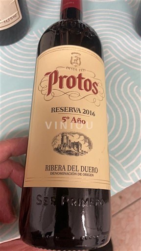Castilien og León Ribera del Duero Protos Reserva 5º Año 2016