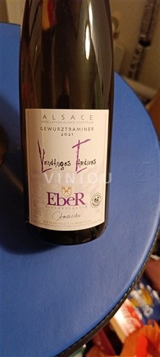 Alsace Vendanges Tardives Eber Vendanges Tardives 2021