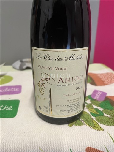 Vale do Loire Anjou Le Clos des Motèles Ste Verge 2023