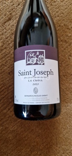 Vallée du Rhône Saint-Joseph Bernard & Nicolas Garay La Croix 2023