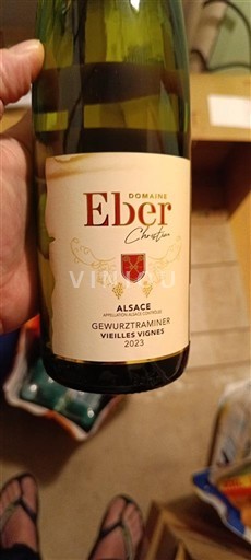 Alsazia Domaine Eber Gewurztraminer Vieilles Vignes 2023
