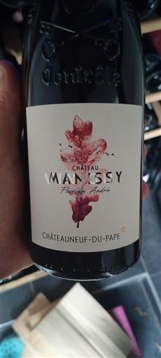 Vale do Ródano Châteauneuf-du-Pape Château Manissy Florès André 2023