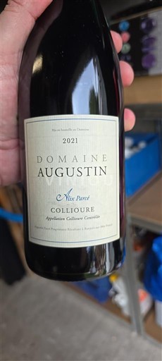 Roussillon Collioure Domaine Augustin Aux Parcé 2021