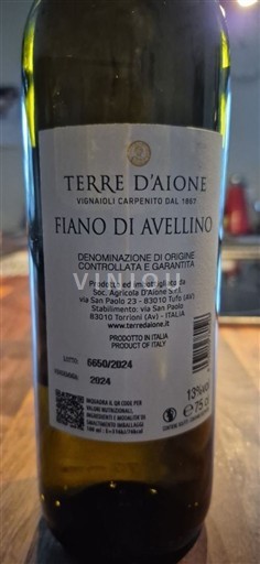 Kampania Fiano di Avellino Terre d'Aione 2024