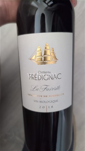 Бордо Блай-Кот-де-Бордо Château Frédignac La Favorite 2018