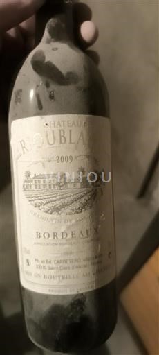 Bordeaux Château Roubine 2009