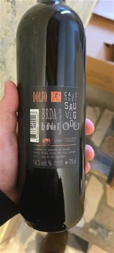 Брд⟨і⟩ Брда Dolfo Cabernet Sauvignon 2018