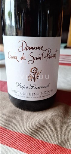 Лангедок та Руссійон Сен-Ґієм-ле-Дезер Domaine Croix de Saint-Privat Papé Laurent 2023