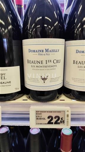 Bourgondië Beaune Premier Cru Domaine Mazilly Les Montrevenots 2020