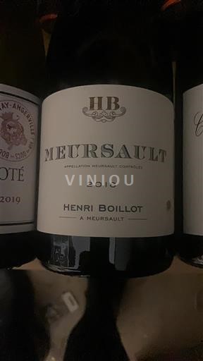 Viinit Blanc sec Henri Boillot 2018 Ranska Burgundi Meursault AOC