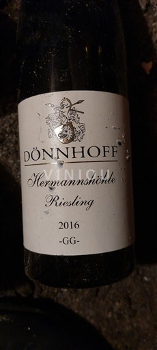 Nahe Dönnhoff Hermannshöhle Riesling GG 2016