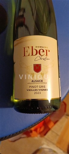 Alsazia Domaine Eber Christian Pinot Gris Vieilles Vignes 2023