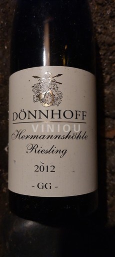 Nahe Grand Cru Dönnhoff Hermannshöhle 2012