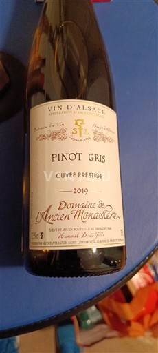 Alsazia Domaine L'Ancien Monastère Prestige 2019