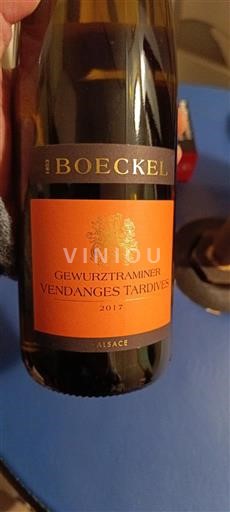 Alsazia Vendanges Tardives Boeckel 2017