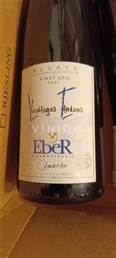Alsazia Vendanges Tardives EbeR Vendanges Tardives 2021
