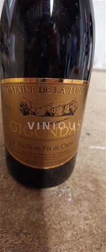 Rhônen laakso Gigondas Domaine La Tuilière Vieilli en Fût de Chêne 2014
