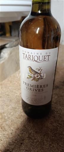 Sudoeste Côtes de Gascogne Domaine Tariquet Premières Grives 2016