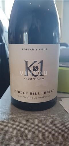 Australia Meridional Adelaide Hills K1 by Geoff Hardy Middle Hill Shiraz 2022