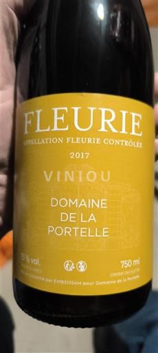 Beaujolais Fleurie Domaine La Portelle 2017