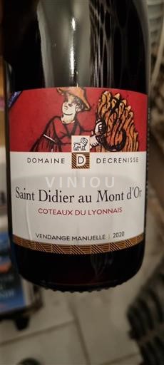 Ліонський Ліонські схили Domaine Crenisse Saint Didier au Mont d'Or 2020