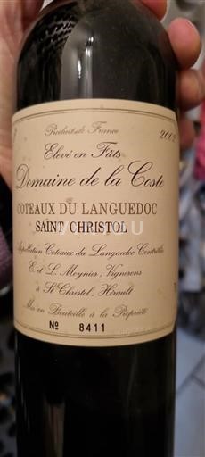Languedoc Languedoc-ylängöt Domaine La Coste 2002