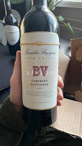 Kaliforniska AVA Napa Valley Beaulieu Vineyard 2019
