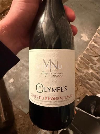 Valle del Rodano Côtes-du-rhône-villages Nicolas Meynau Les OlympeS 2021