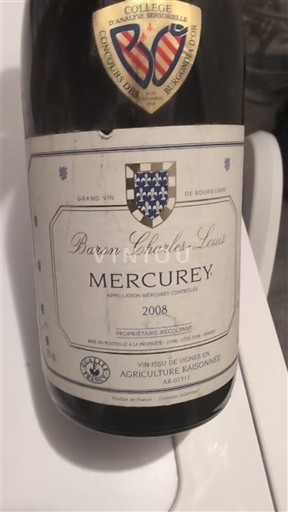 Бургундія Меркуре Baron Charles-Louis 2008