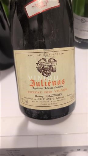 Beaujolais Juliénas Thierry Descombes Coteau des Vignes 1996