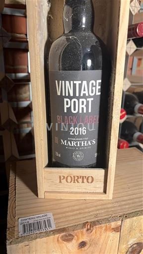 Bồ Đào Nha Porto Martha's Black Label 2016