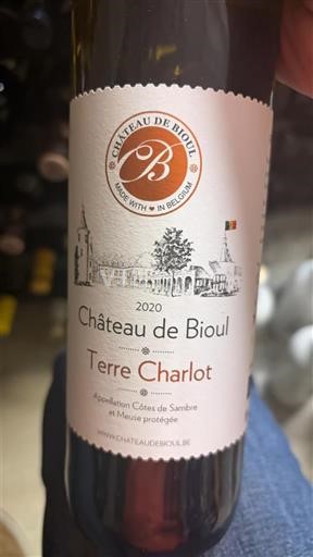 Vallonia Côtes de Sambre et Meuse Château Bioul Terre Charlot 2020