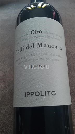 Calábria Cirò Ippolito Colli del Mancuso 2020