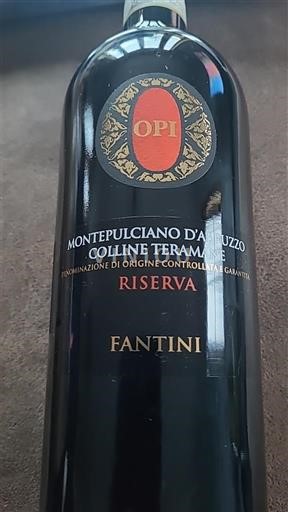 Абруццо Монтепульчіано д'Абруццо Колліне Терамане Fantini OPI Riserva 2014