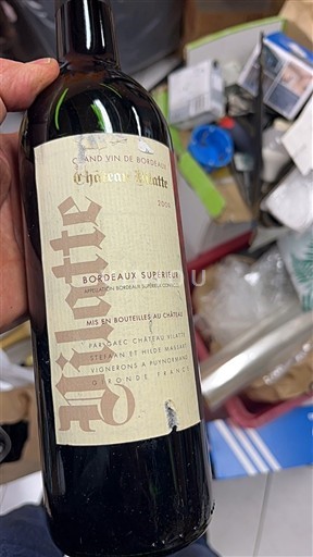 Bordeaux Bordeaux Supérieur Château Vilatte 2009