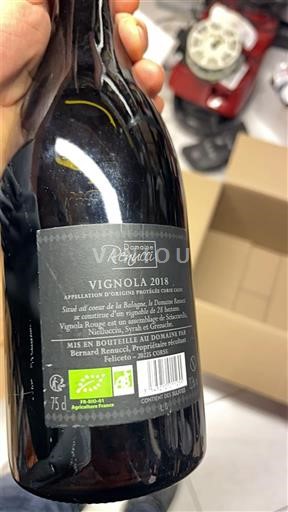 Corsica Patrimonio Domaine Renouard Vignola 2018