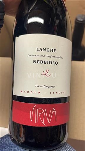 Wines Rouge sec il Virna Borgogno 2016 Italy Piedmont Wines Langhe DOC