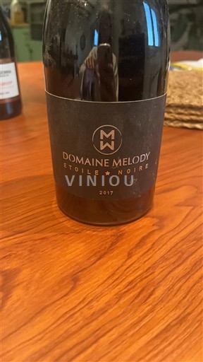 Rhône-dalen Crozes-Hermitage Domaine Melody Etoile noire 2017