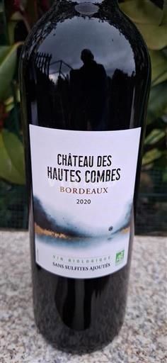 Bordeaux Château S Hautes Combes 2020