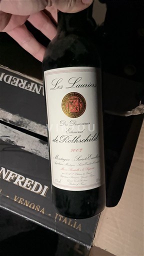 Bordéus Montagne-saint-émilion Domaine Les Lauriers Des Domaines Edmond de Rothschild 2002