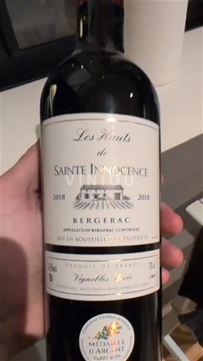 Zuidwest-Frankrijk Bergerac Les Hauts de Sainte Innocence 2018