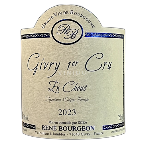 Бургундія Гіврі Premier Cru Domaine René Bourgeon En Choué 2023