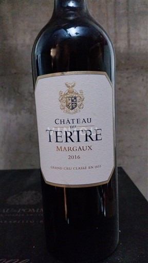 Bordeaux Margaux Grand Cru Château Tertre 2016