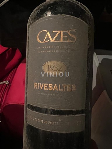 Roussillon Rivesaltes Cazes 1932
