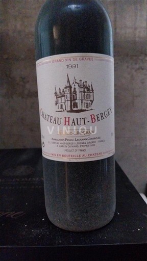 Бордо Пессак-Леоньян Château Haut-Bergey 1991
