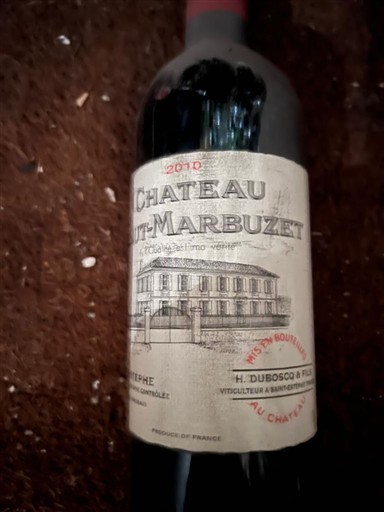 Wines Rouge sec Château Marbuzet 2010 France Bordeaux Saint-Estèphe AOC
